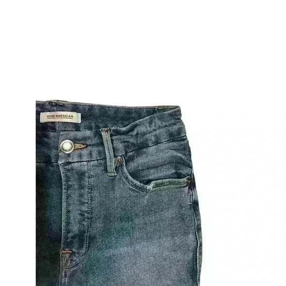 Good American Good Legs Skinny Jeans Size 2 / 26 Denim Casual Comfort Stretch - Picture 3 of 7
